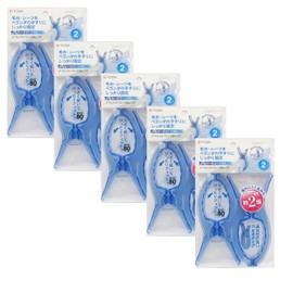 Towa Sangyo CLR Double Spring Pinch for Verandas Perforated Type, Blue, Approx. 3.1 x 0.9 x 6.3 inches (8 x 2.4 x 16 cm), Set of 2 x 5