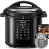 CARORI 1200W 12-in-1 Electric Pressure Cooker 8Qt, Stainless Steel Pressure