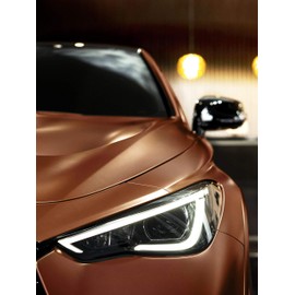 VViViD+ Matte Metallic Rose Gold Premium Vinyl Wrap Film Roll (6ft x 5ft)