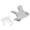 6PCS Lock Picking Practice Tools Stainless Steel High Hardness Padlock