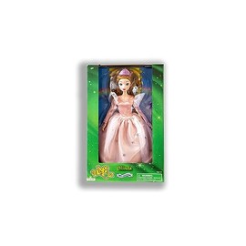 OZ 125TH Aniversary 11" Glinda Fashion Doll & Accessories,Poseable, with a Piece of The Yellow Brick Road