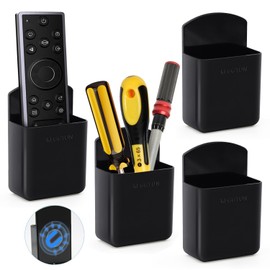 TKGKHK Remote Control Holder Wall Mount, TV Remote Holder Wall Mount, Marker Holder, Tool Organizer for Whiteboard Refrigerators Carport (Magnetic, 4PCS)