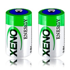 〖2 Pack〗3.6V 19000mAh XL-205F D STD Lithium Thionyl Chloride Battery for Xeno Energy 3.6V Lithium Battery XL-205F, Green