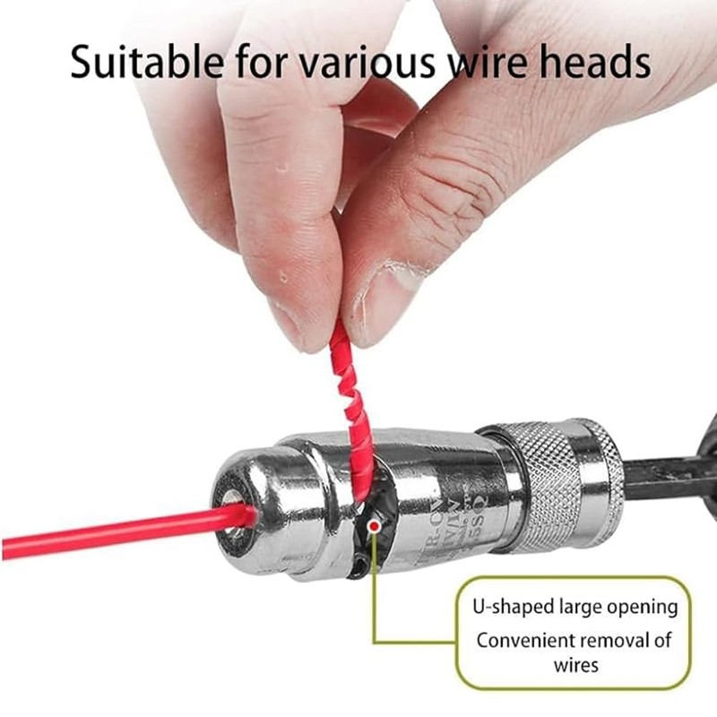 Tsudoku Electric Wire Stripper Electrician Tool Set,Portable Wire Nuts Twister