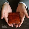 (EndMark) Genuine Leather Coin Case, Bag Type, Made in Japan,