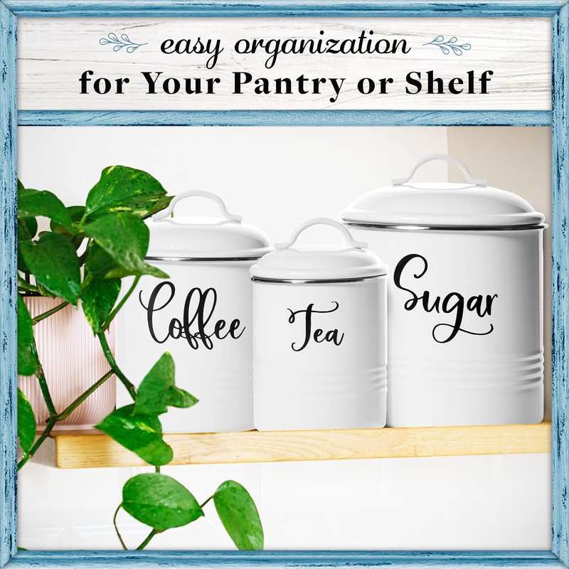 Home Acre Designs Food Storage Containers Set with Lids, Farmhouse