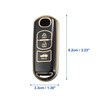 ACROPIX Keyless Entry Remote Control Cover 3 Button for TPU