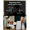 50 PCS Coffee Bags with Valve, (16 oz, 1 lb)