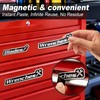 Magnetic Tool Box Labels - 15-Pack, Reusable Magnetic Toolbox Labels