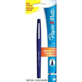 Paper Mate Flair Original Fibre Tip Pen Medium 1.0mm - Blue