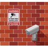 Private Property No Trespassing Sign,24 Hour Video Surveillance Sign 10x14