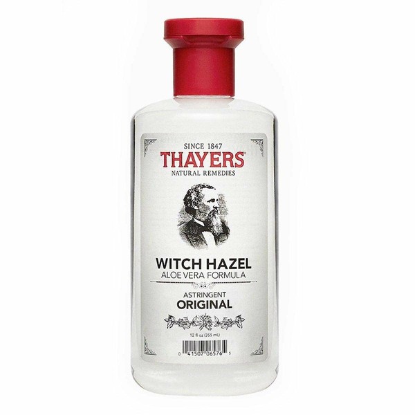 Thayers Witch Hazel with Aloe Vera, Original Astringent 12 oz (Pack of 3)