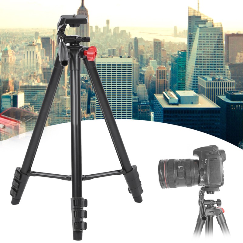KINGJOY VT-831 Aluminum Alloy Portable Tripod 4 Sections Bearing 3KG