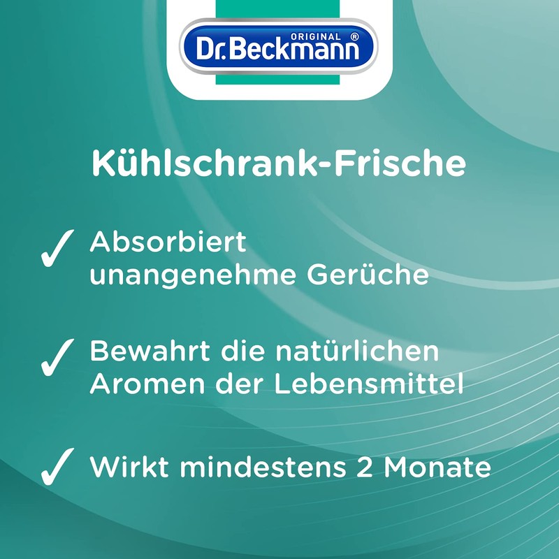 Dr. Beckmann Kühlschrank Frische | Kühlschrank-Deo | neutralisiert Gerüche effektiv