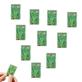 10 Stück Flipperspiel Fußball Mini Geduldspiel Fussball Kinder Geschicklichkeitsspiel Mitgebsel für Jungen Geburtstag Party