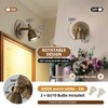 Bronze Small Wall Sconce Hardwired Set of 2 - Vintage