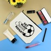 Soccer Gifts for Girls Women Makeup Bag Soccer Coach Team