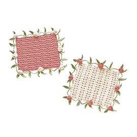 Made In orimupasu 絲 Knitting Kit emi-gurande romantexikkure-su Rose Motif and Leaf Doilies for eg – 97