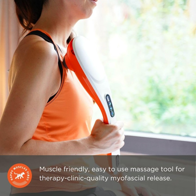 Tiger Tail Vibration Massager T-800 Long Arm Knot Buster Cordless