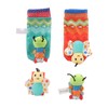 Baby Wrist Rattle Socks Set Soft Cute Cartoon Animal Hand