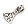 Germanic Axe Pendant 925 Sterling Silver Jewellery, Measure: 2cm in