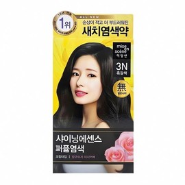 Mise-en-scène gray hair dye 3N dark brown hair color cream dye colored hair bleaching Cash on delivery or payment upon order / 미쟝센 새치염색약 3N 흑갈색 헤어 컬러 크림 염색 제 유색 화색 머리 탈색 착불 또는 주문시 결제