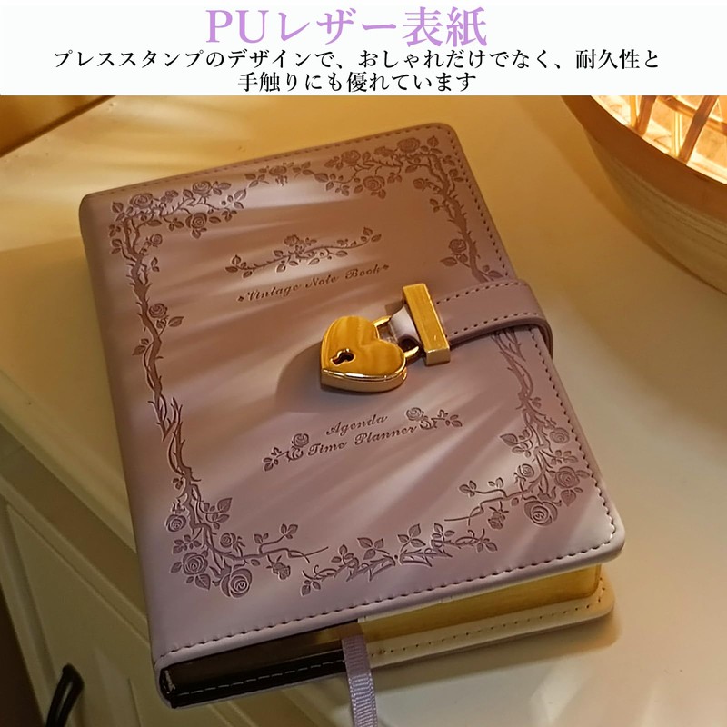 Notebook with Lock, Diary with Lock B6, Diary Cute, Diary