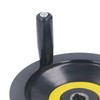 Revolving Handle Hand Wheel 18x200mm Backside Corrugated Hand Crank Handwheel