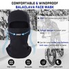 JOEYOUNG Thin Balaclava, Windproof Full Face Cover Mask, Helmet Liner