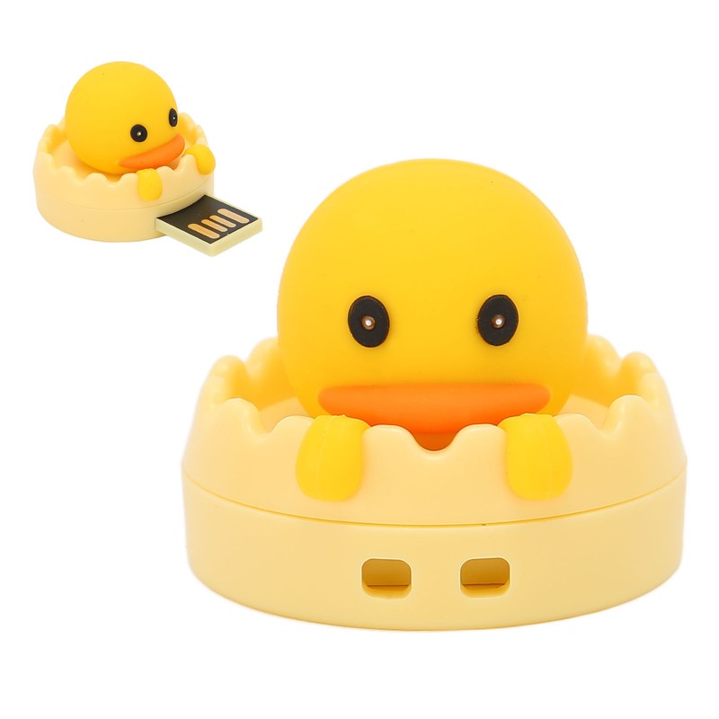 U DISK USB2.0 Interface Yellow Duck Cartoon Style Portable Electronic