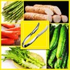 Veggie Peeler,Stainless Steel Double-Sided Fruit Peeler with Handle | Kitchen
