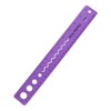 Regla de Plástico Flexible, 30 cm, Transparente (Morado)