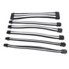 6PCS PC Extension Cable Set 30cm 24 Pin Motherboard Extension