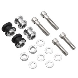 WOWTK Detachables Sissy Bar Luggage Rack Tour Pack Rack Docking Hardware Kit fits for Harley Softail FLDE, FLHC, FLHCS, FLSL, FXBB and FXST Models 2018-2024