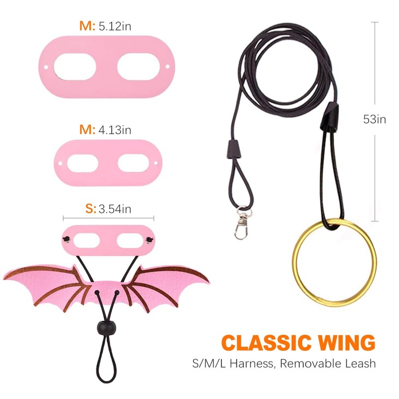 3 Size Pack Bearded Dragon Leashes and Harnesses, Bearded Dragon