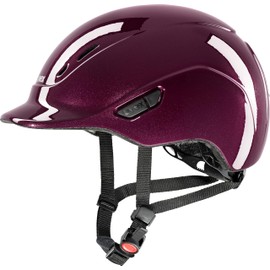 uvex Kidoxx Kids Lightweight Riding Helmet Individual Adjustment Optimal Ventilation Burgundy Shiny 3XS-XS