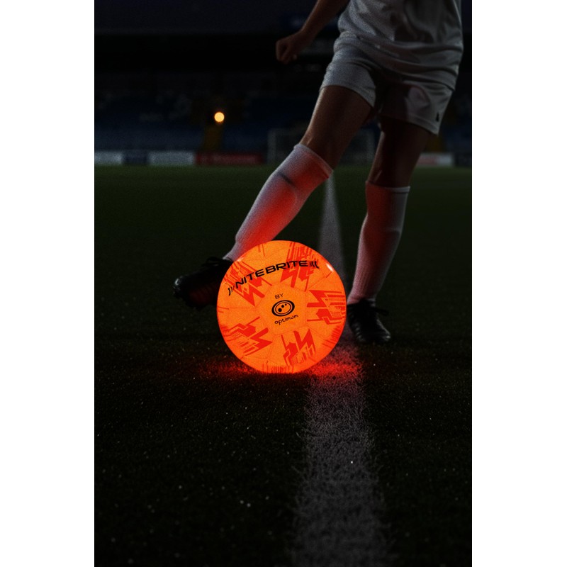Optimum LED Light Up Football Size 5, Motion Activated for
