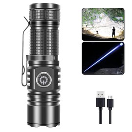 WINDFIRE Mini LED Flashlight Rechargeable, Small Flashlights High Lumens 1000 Lumens Super Bright Pocket EDC Flash Light 3 Modes Magnetic Handheld Powerful with Clip for Camping Hiking Fishing