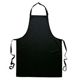 Portwest Cotton Bib Apron, Size: One Size, Colour: Black, S840BKR