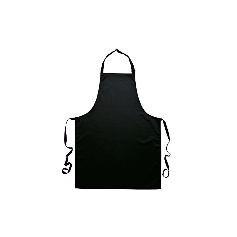 Portwest Cotton Bib Apron, Size: One Size, Colour: Black, S840BKR