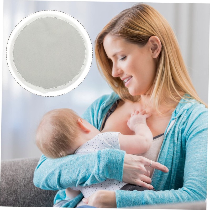 Minkissy 10pcs Reusable Washable Nursing Pads for Breastfeeding Absorbent Breathable