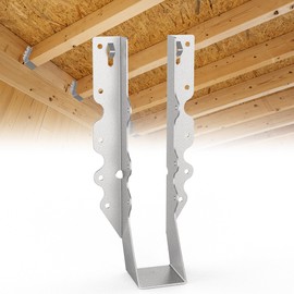 20pcs 2x10 Joist Hanger,LU210 20 Gauge Galvanizing Face Mount Joist Hangers for Wood,Hurricane Tie for Rafter Fits Truss Connectors,Rafter Hangers 2x10 Great for Floor Deck and Ceiling Joists