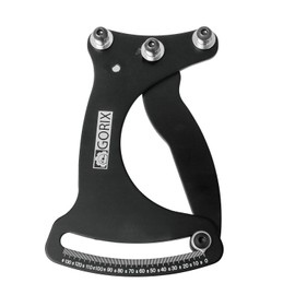 GORIX Spoke Tension Meter Bike Road Mountain Bicycle Cycling Tool Repair Maintenance (GT-333(Global Edition)) (Black)
