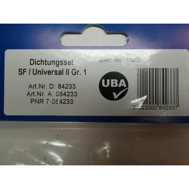 BWT Gasket Set Sf Universal II Size 1 # 84233