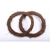 YYCRAFT 2 Pcs Wooden Grapevine Wreath (12")