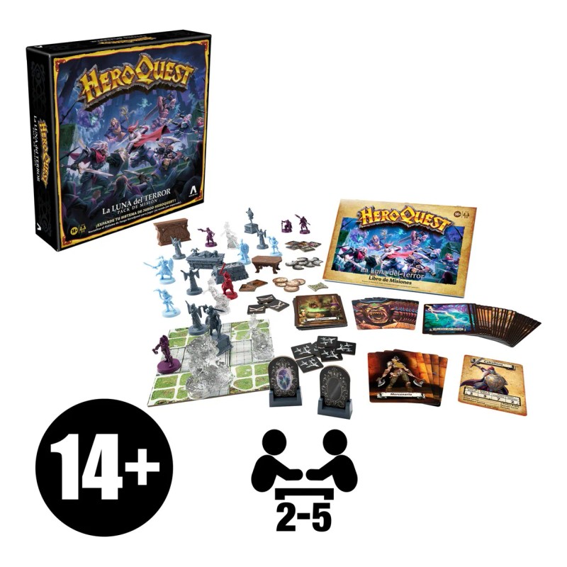 Hasbro Gaming Avalon Hill Heroquest Pack De Misión La Luna