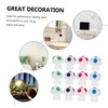 ORFOFE 40pcs Luminous Miniaturized Mushrooms Resin Decoration Pieces Night-Light Mushroom
