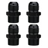 10AN Male Flare to 1/2" NPT Pipe Fitting Adapter Aluminum