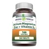 Calcio Magnesio Zinc Vitamina D3 Salud Osea 500 Tabletas Sin