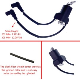 PARTSRUN Bobina de encendido de alto rendimiento para EZGO 4 ciclos 1991-2002 carrito de golf de gas OEM 26652G01 EPIGC103 ZF-IG-A00114LS